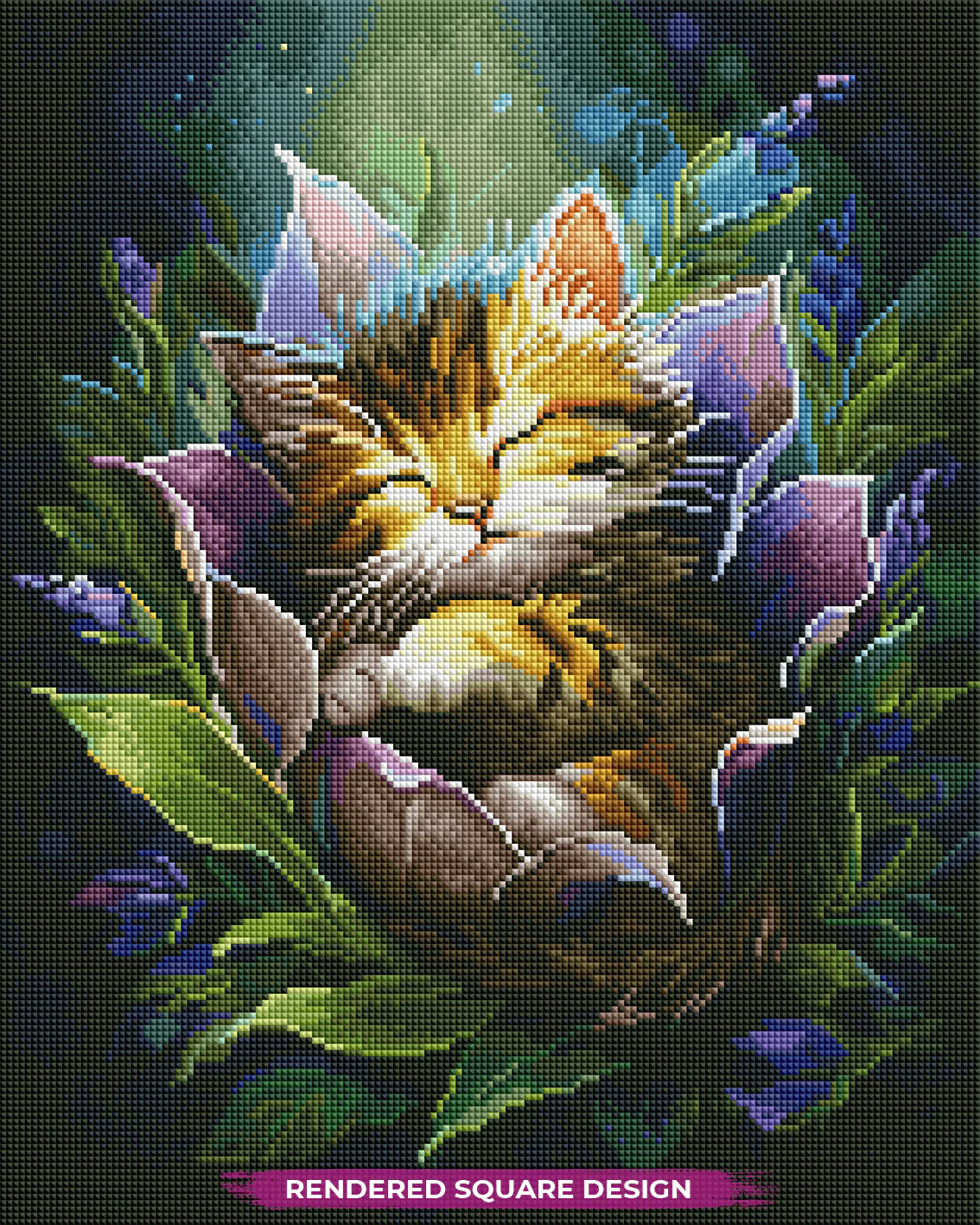 Kitten Between Petals - Image 2