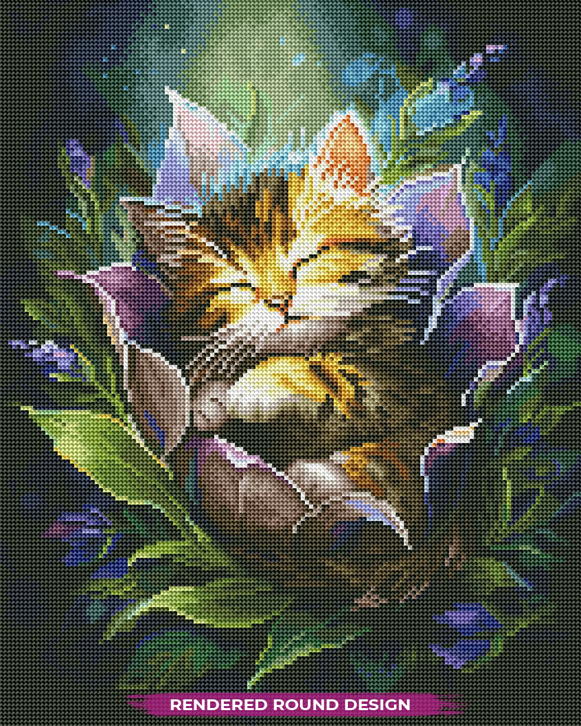 Kitten Between Petals - Image 3