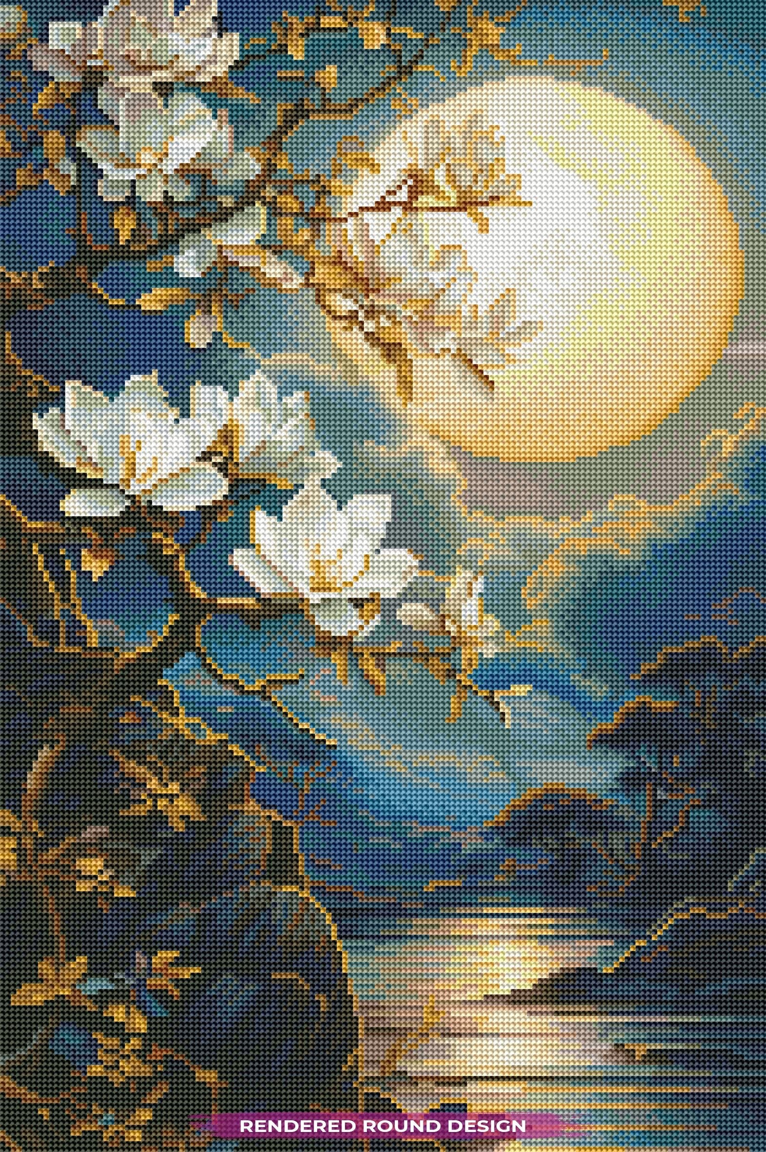 Magnolias and Moonscape - Image 3
