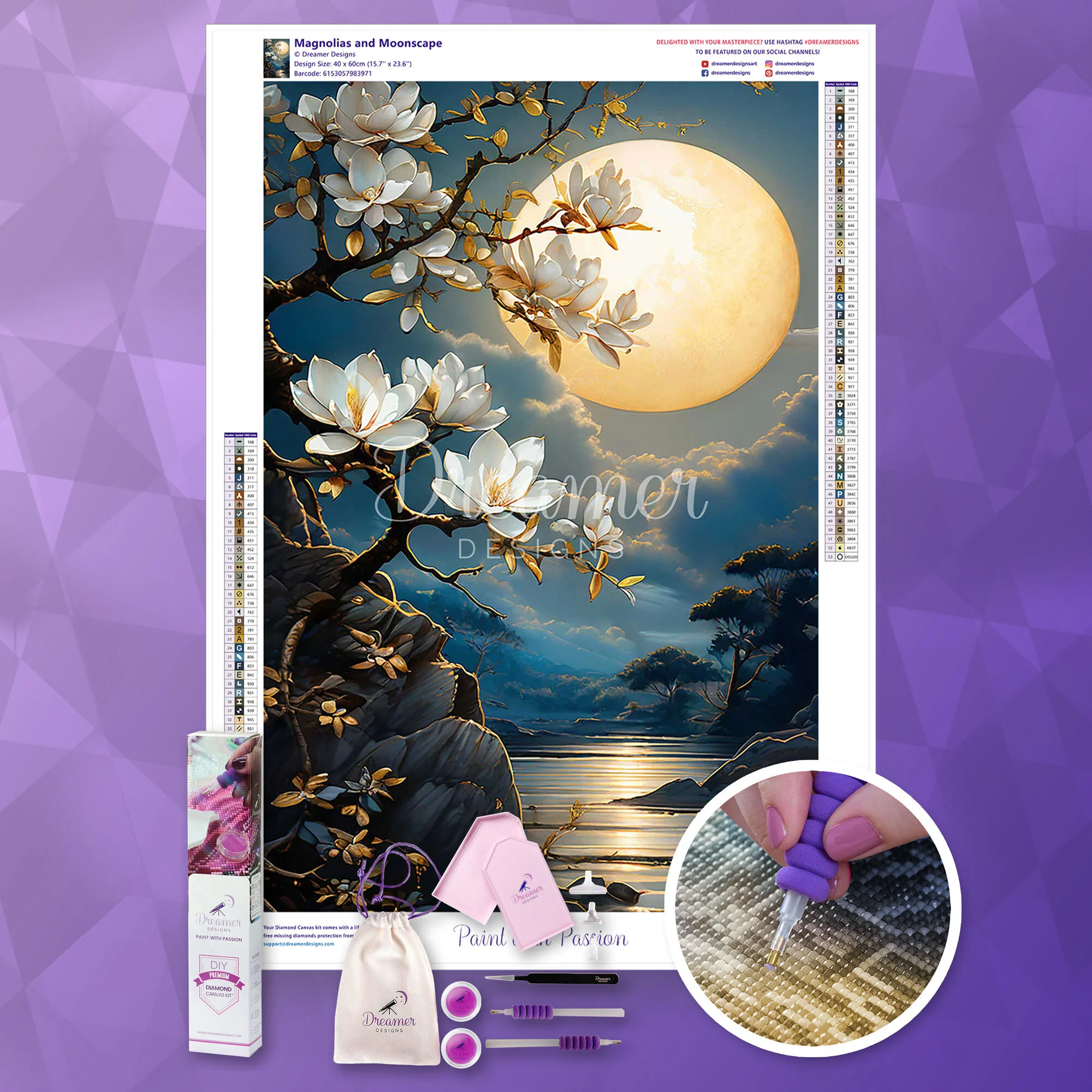 Magnolias and Moonscape - Image 4