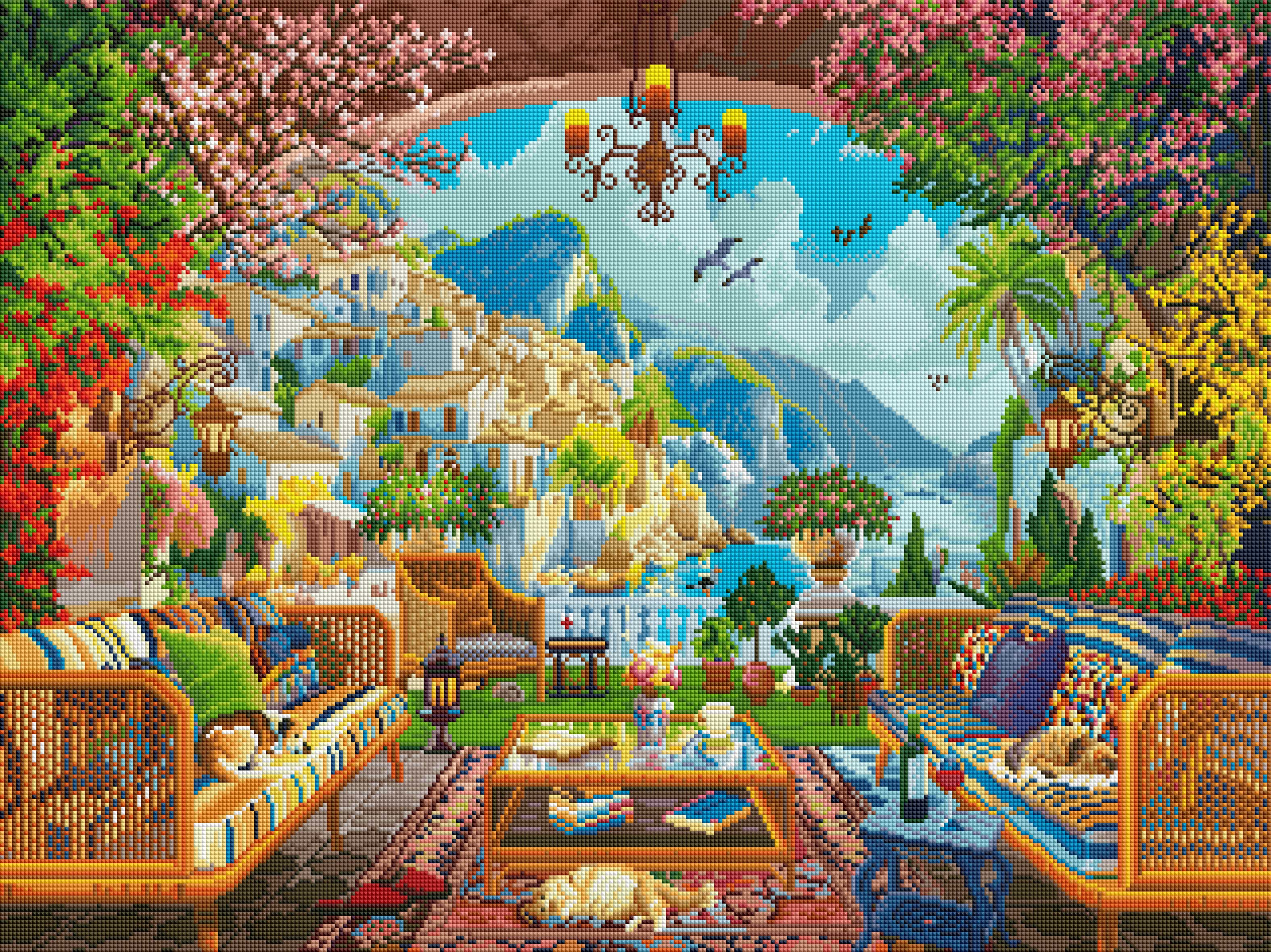 Mediterranean Terrace View - Image 2