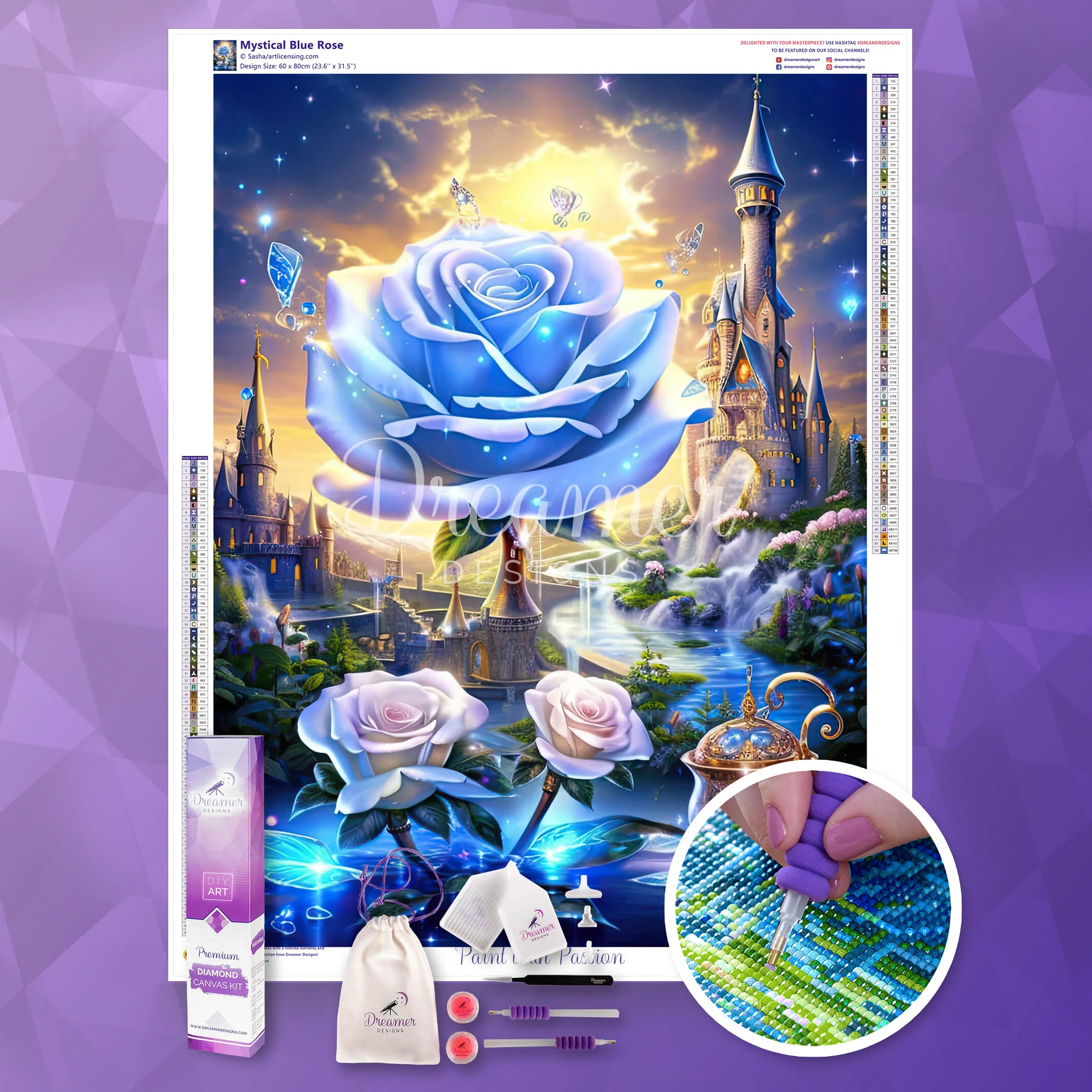 Mystical Blue Rose - Image 3