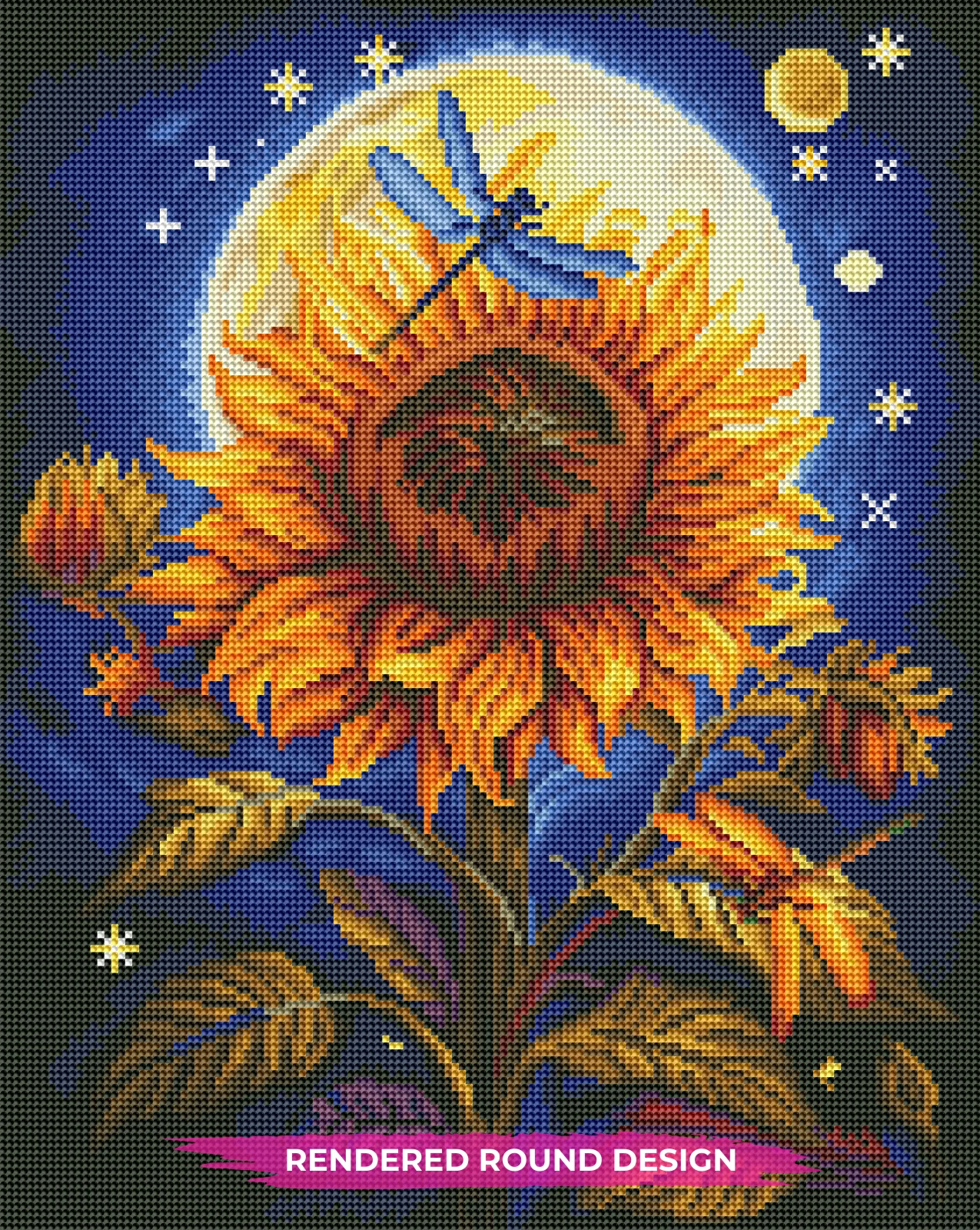Nighttime Sunflower - Image 3