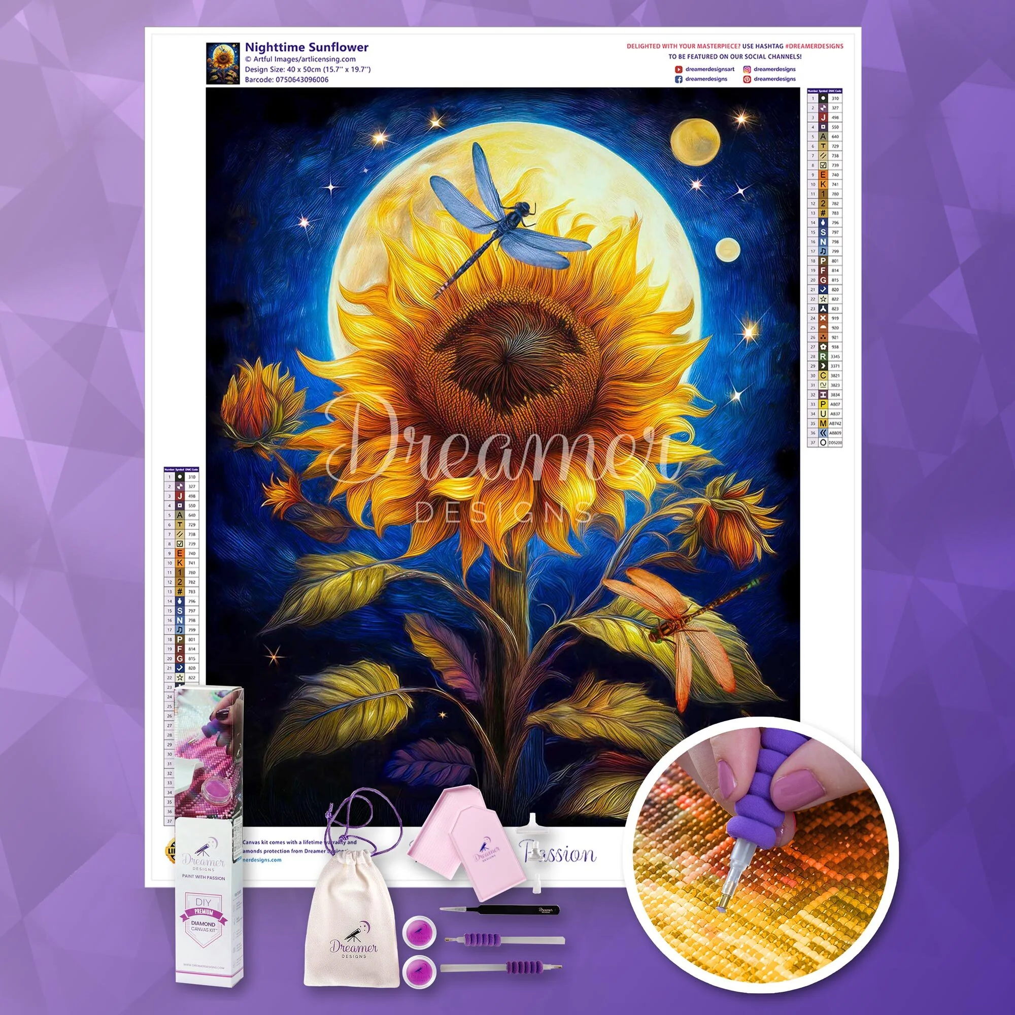 Nighttime Sunflower - Image 4