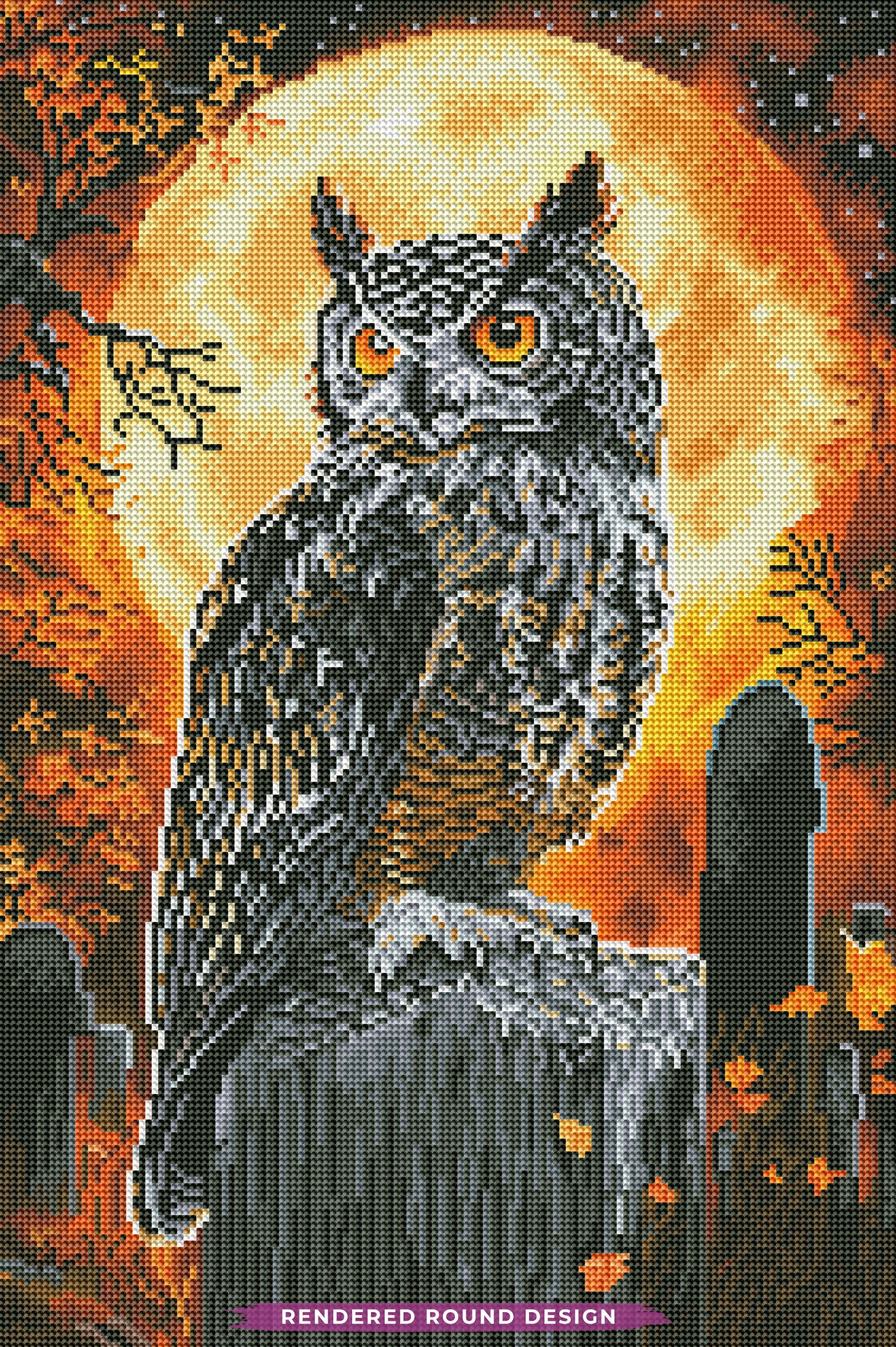 Owl On The Tombstone - Image 3