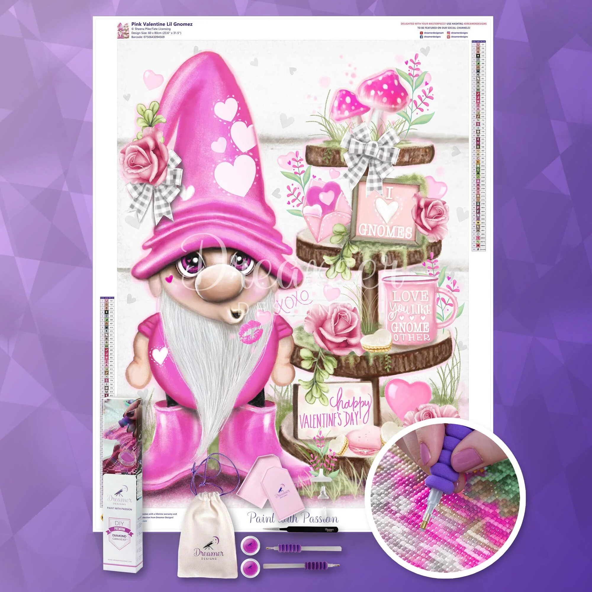 Pink Valentine Lil Gnomez - Image 3