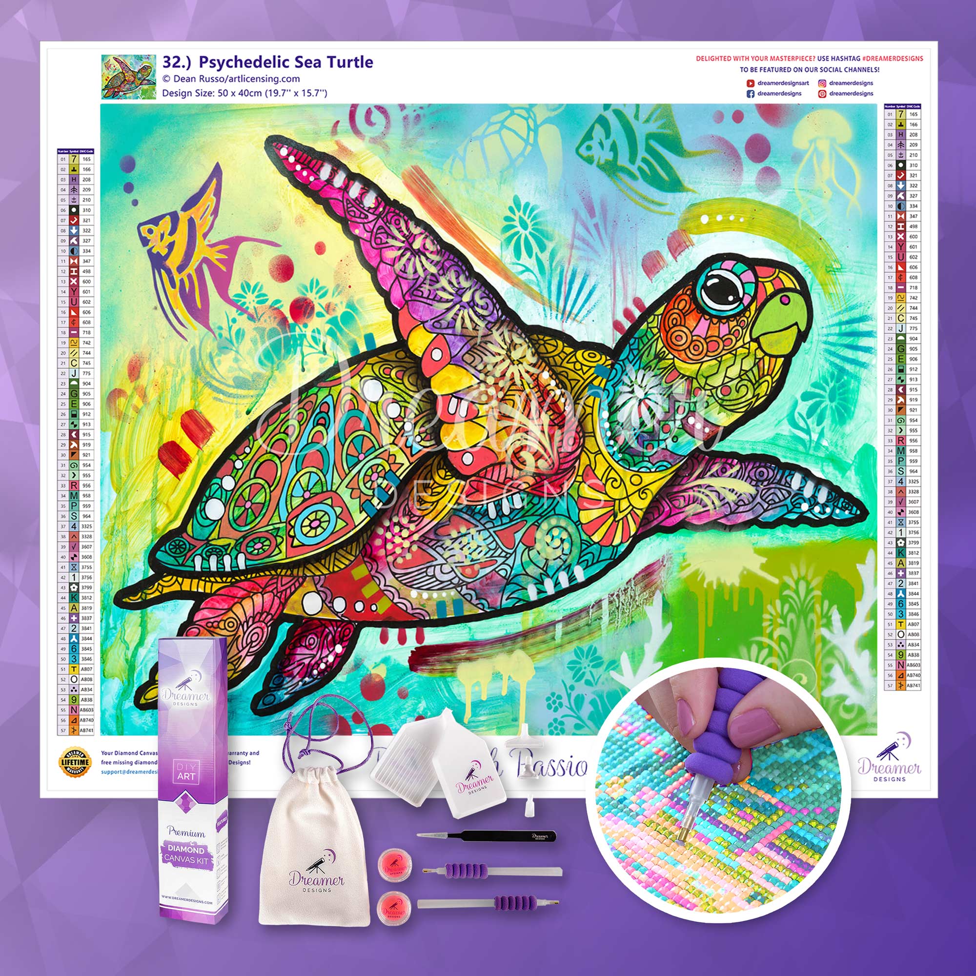 Psychedelic Sea Turtle - Image 3