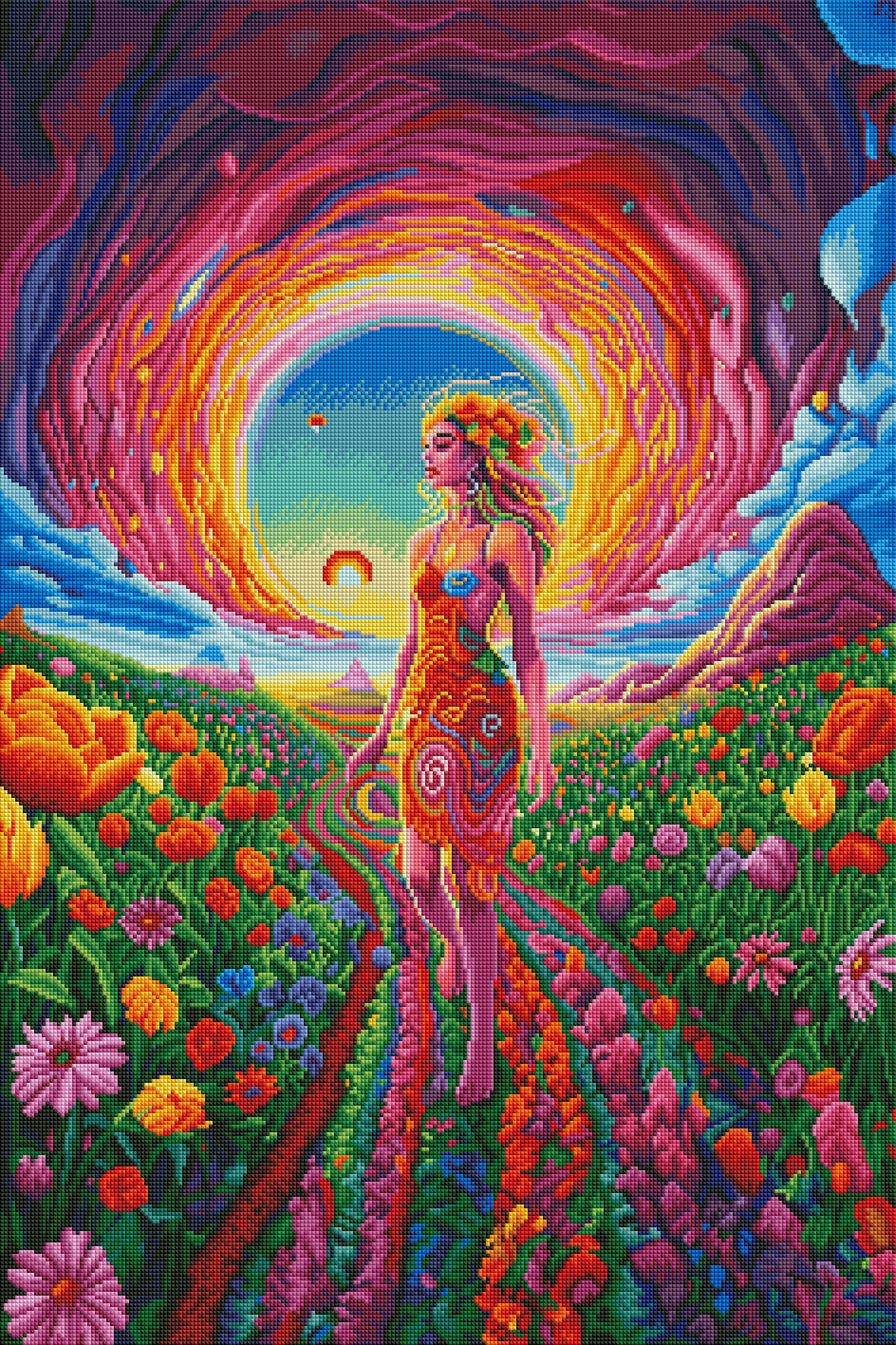 Rainbow Flower Path - Image 2