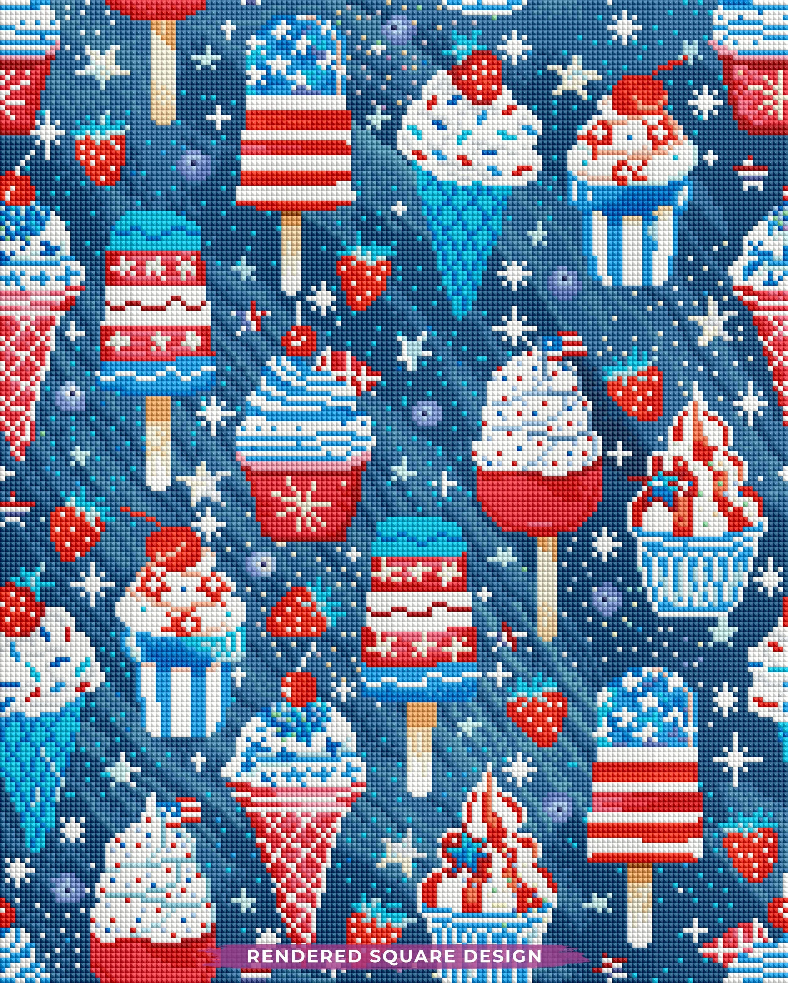 Red White and Blue Ice Cream - Image 2