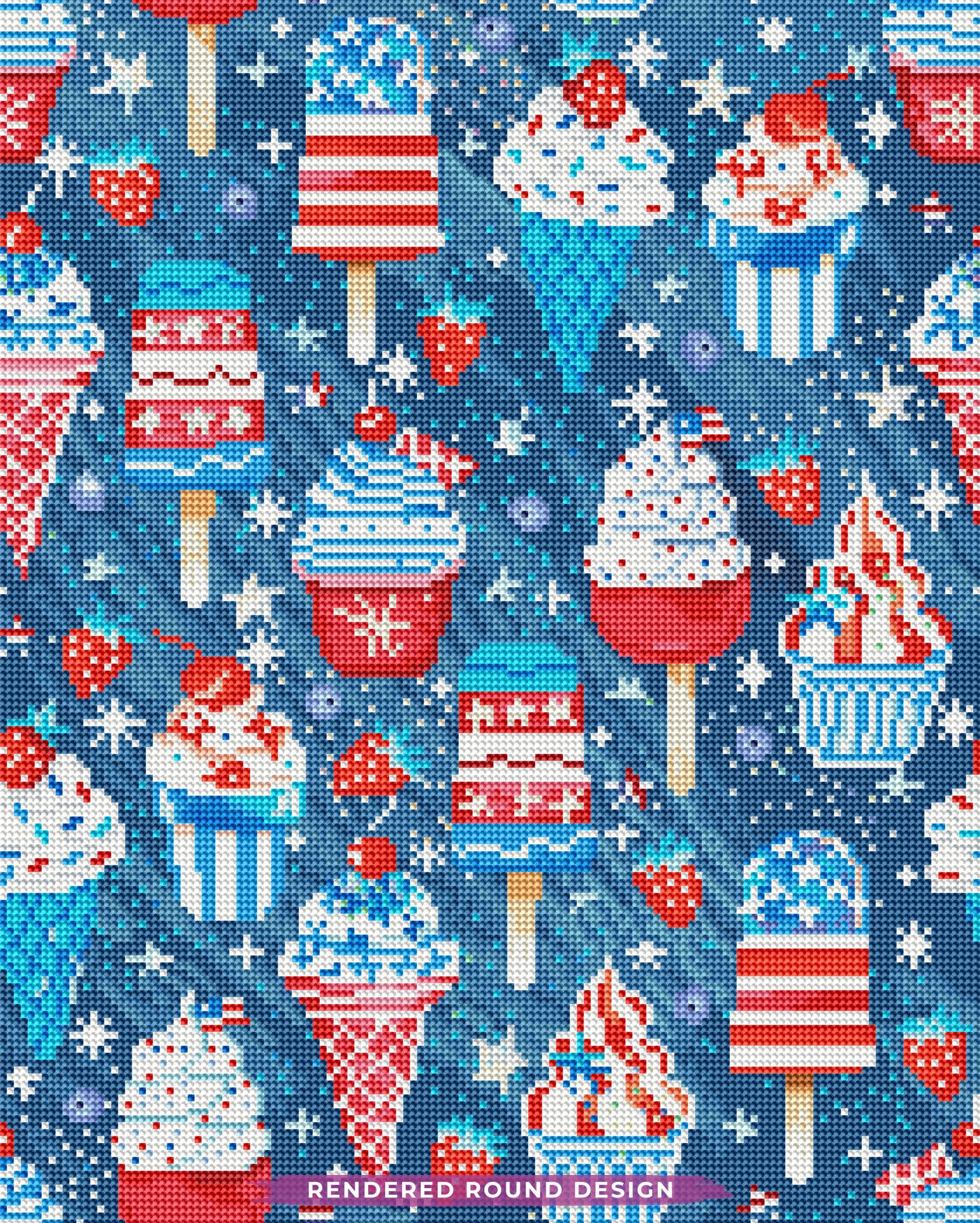 Red White and Blue Ice Cream - Image 3