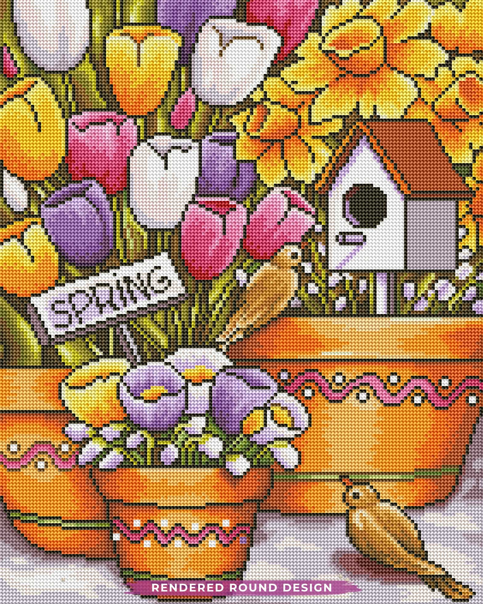 Spring Birds Flowers - Image 3