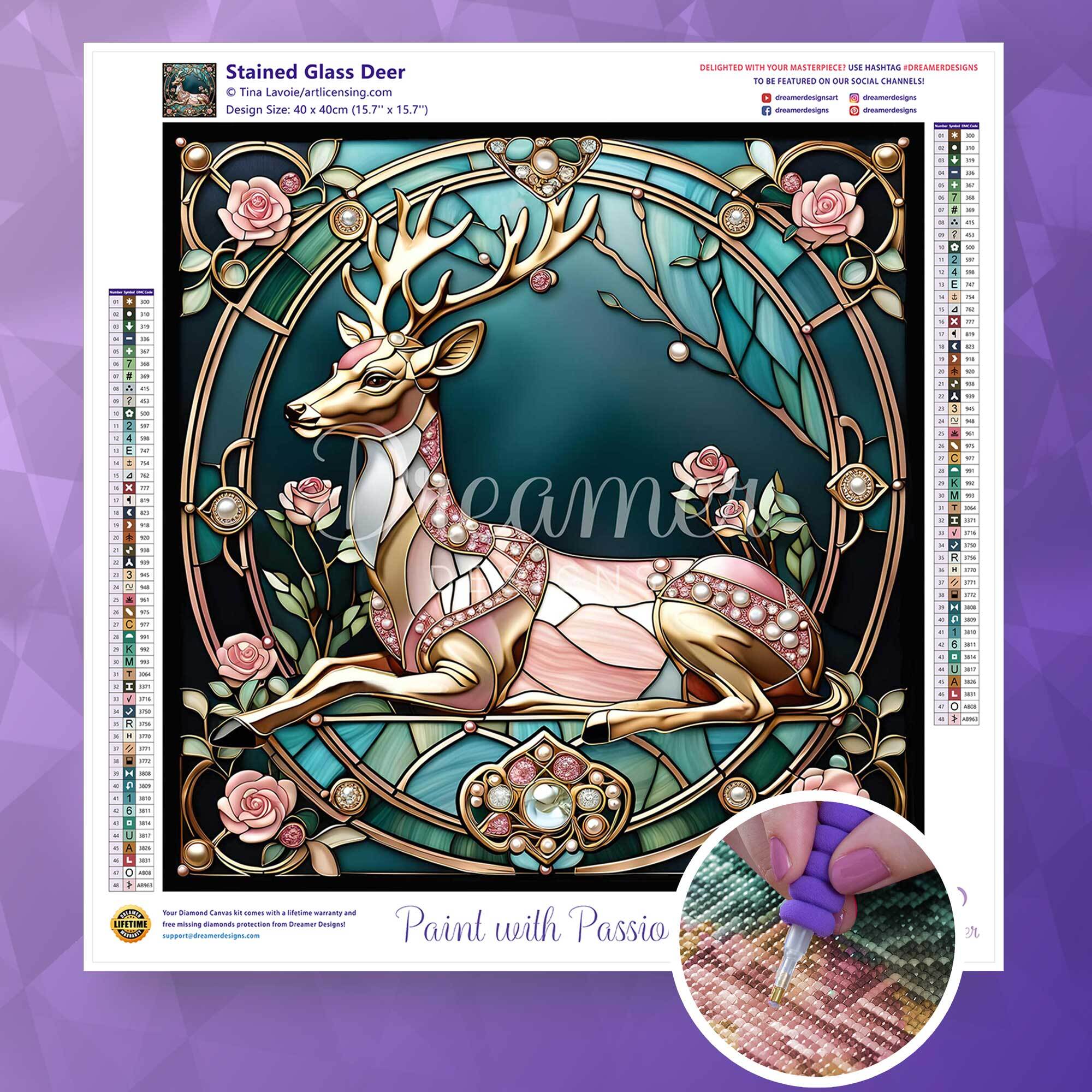 Stained Glass Deer - Image 4