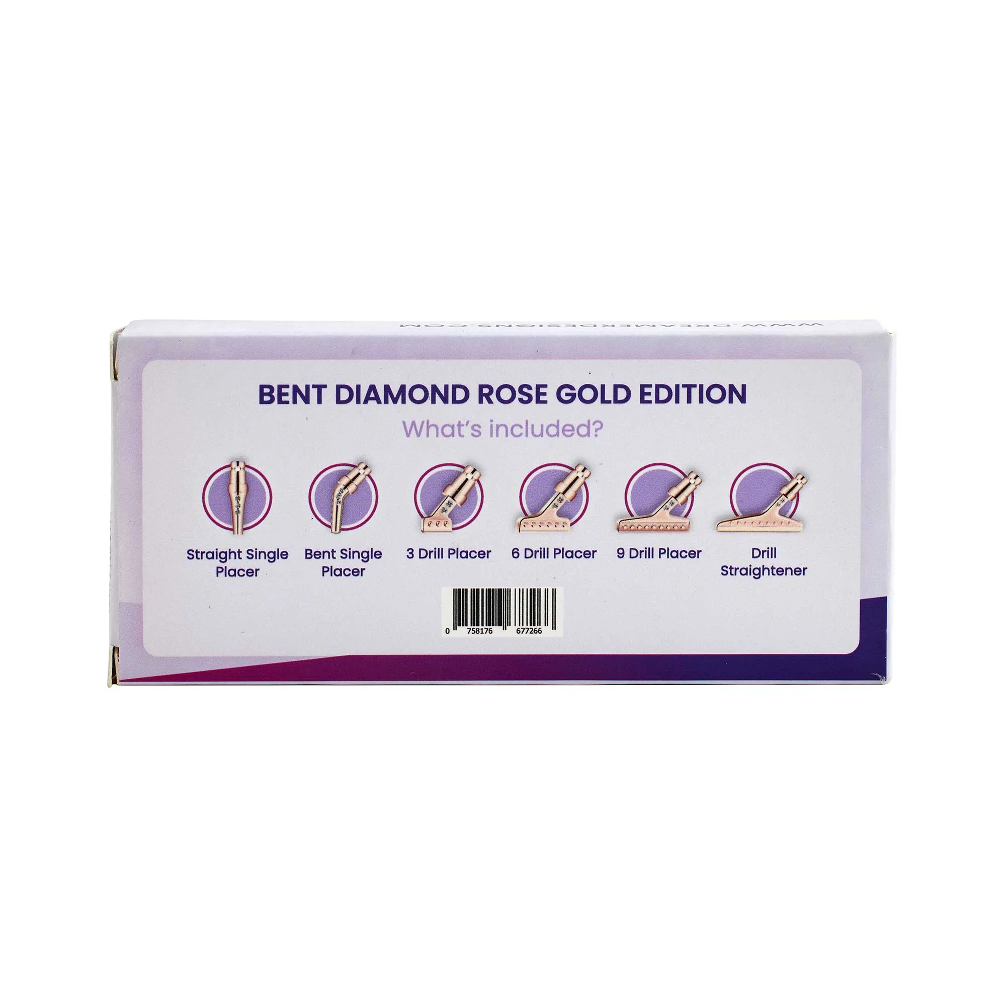 Stainless Tip Set - Bent Diamond Rose Gold Edition - Image 2