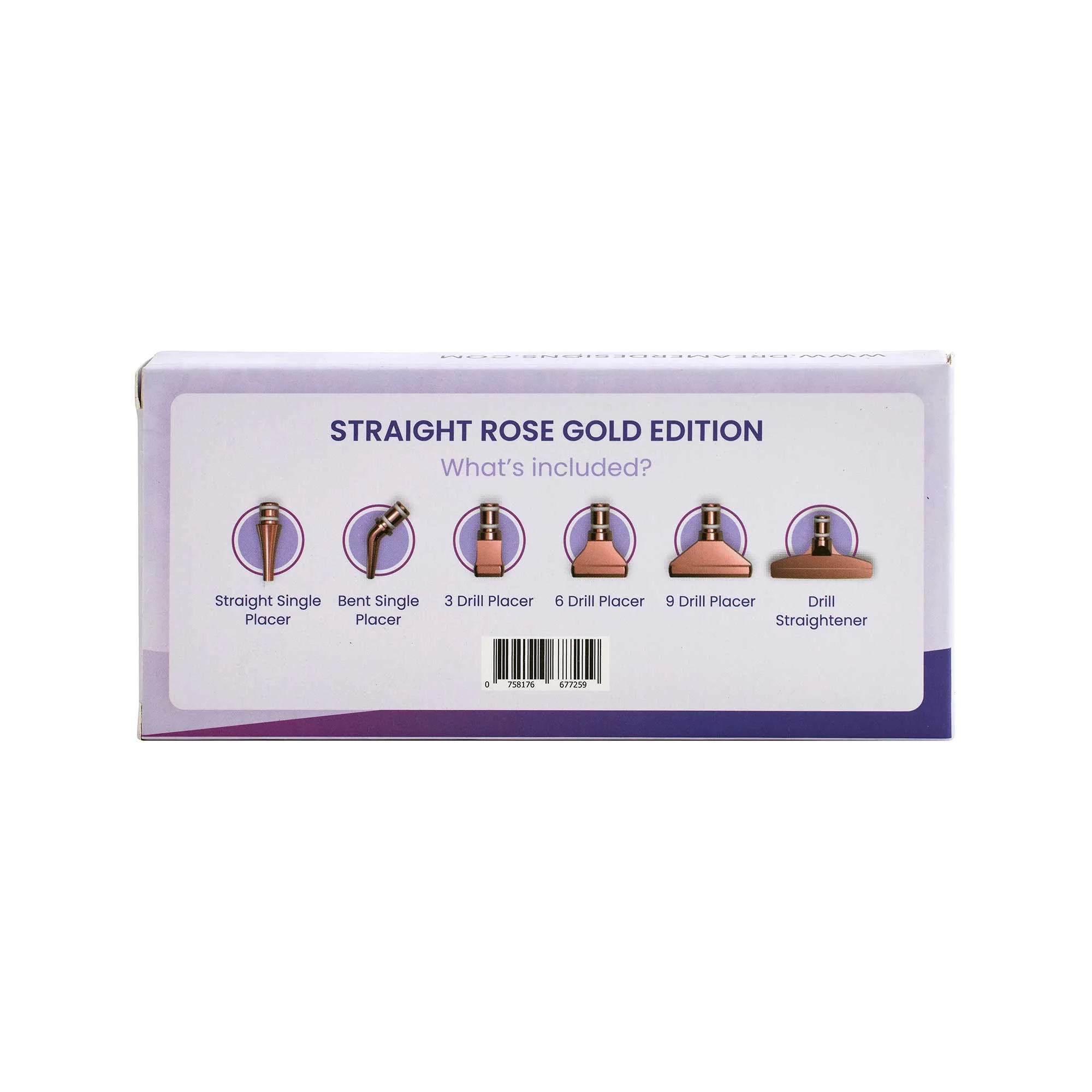 Stainless Tip Set - Straight Rose Gold Edition - Image 2