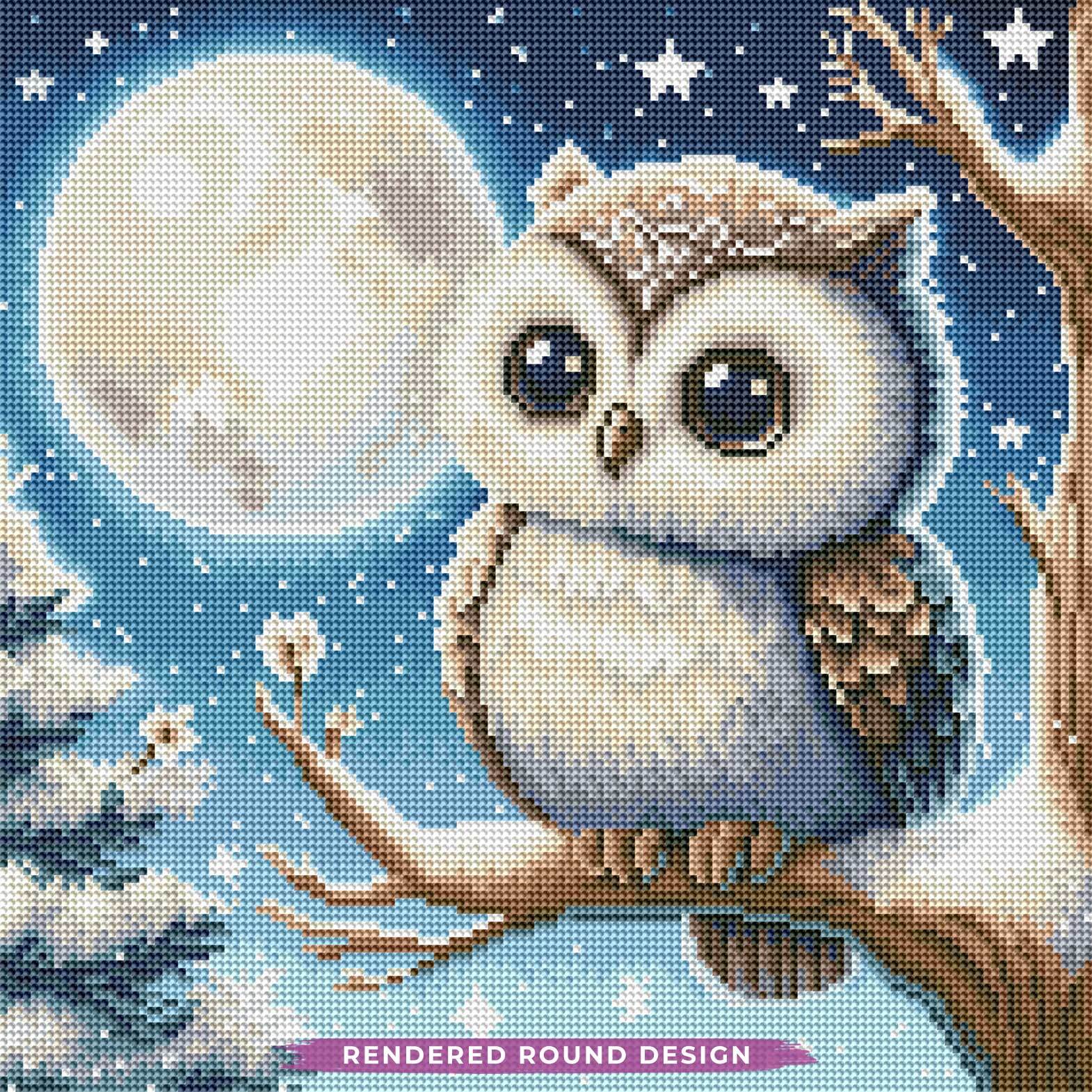 Starlit Snow Owl - Image 3
