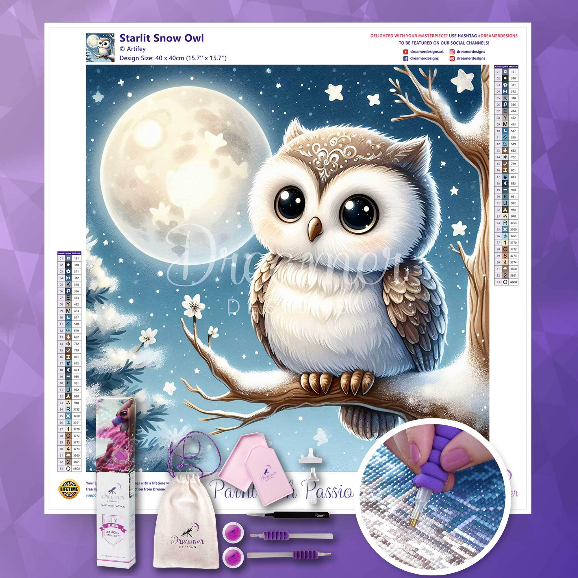 Starlit Snow Owl - Image 4