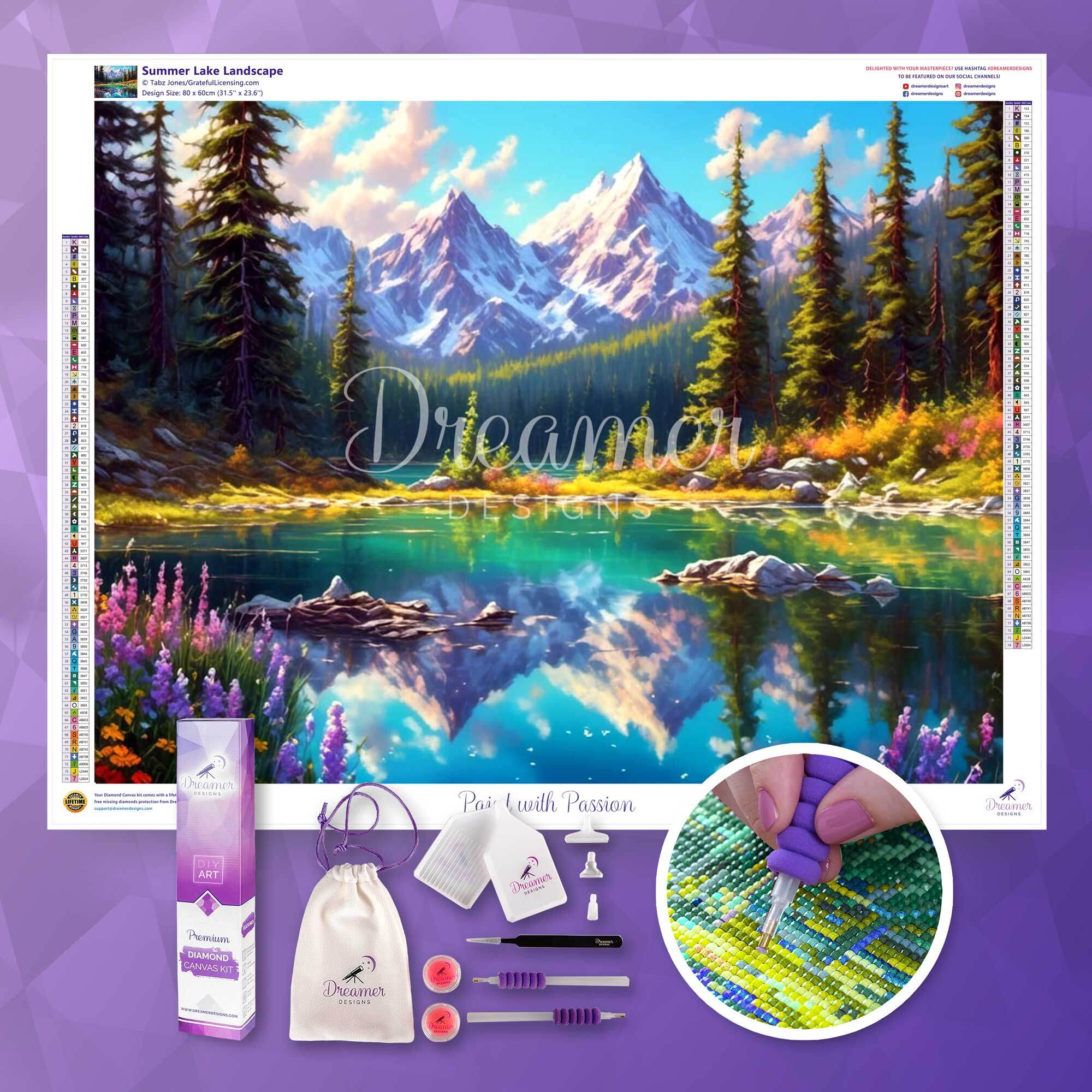 Summer Lake Landscape - Image 3