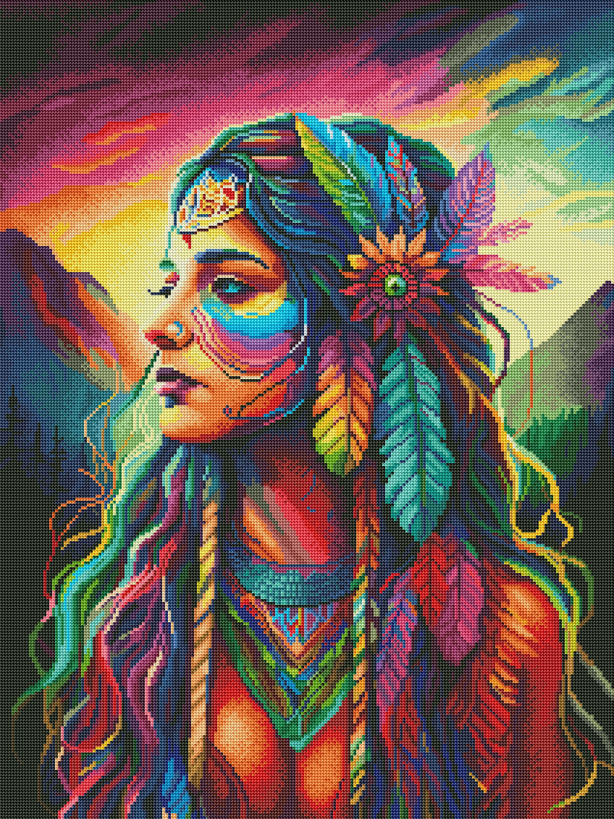 Tribal Rainbow Goddess - Image 2