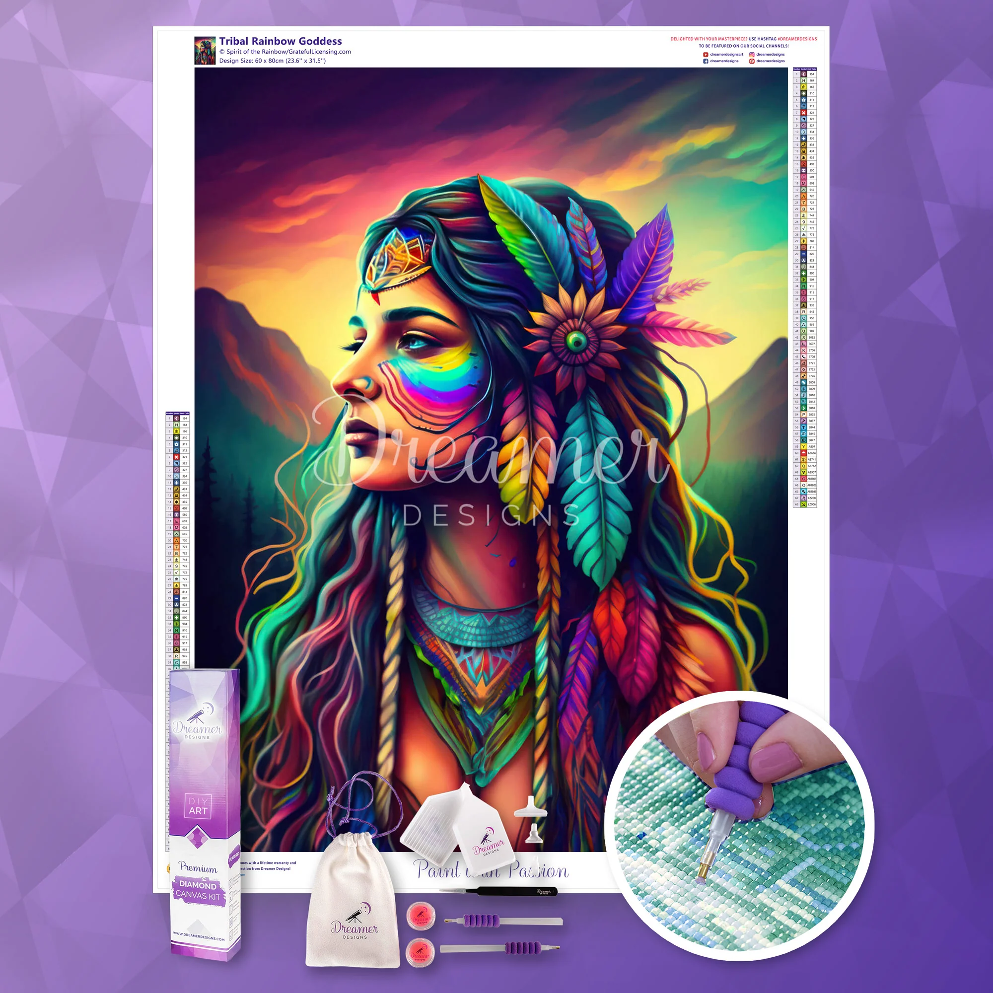 Tribal Rainbow Goddess - Image 3