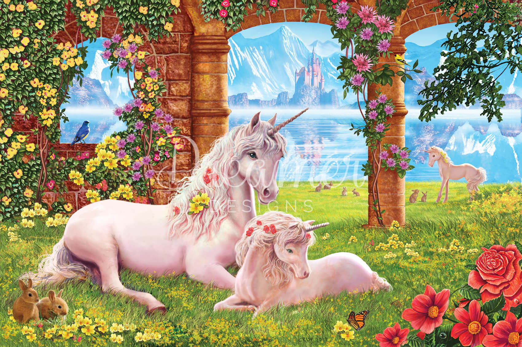 Unicorn Mother and Foal