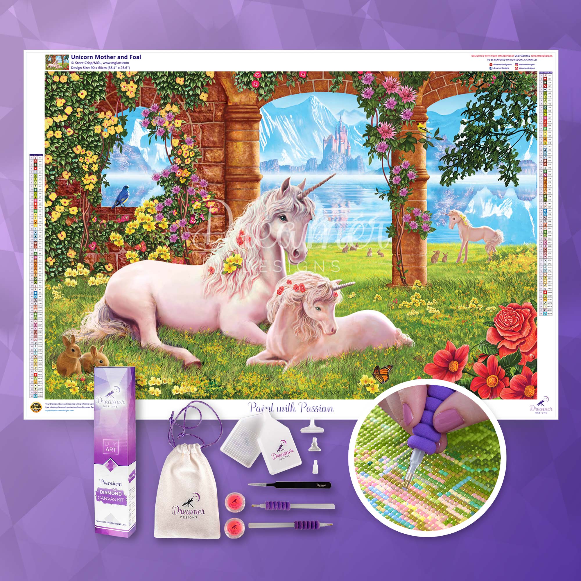 Unicorn Mother and Foal - Image 3