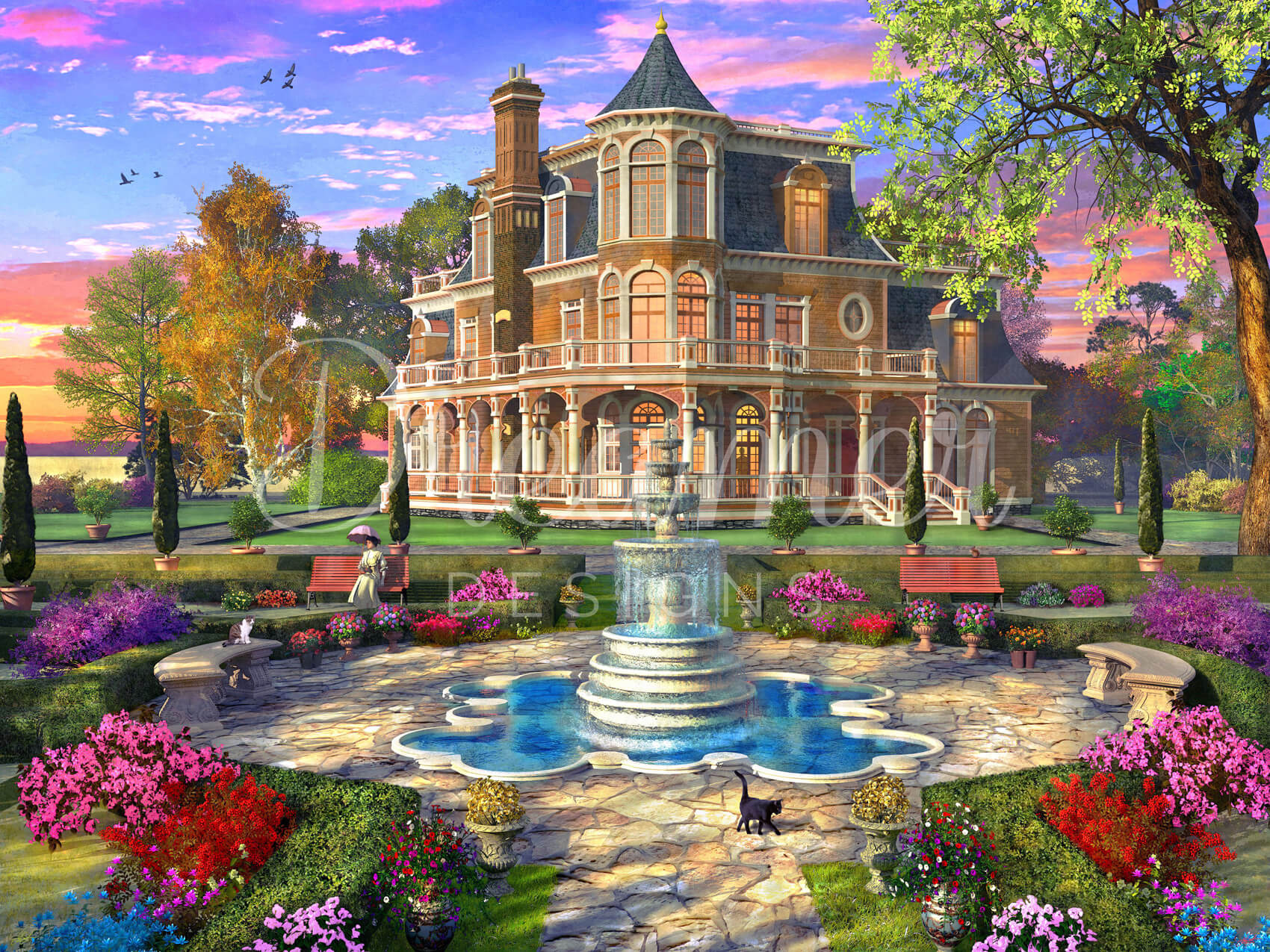 Victorian Mansion Grounds