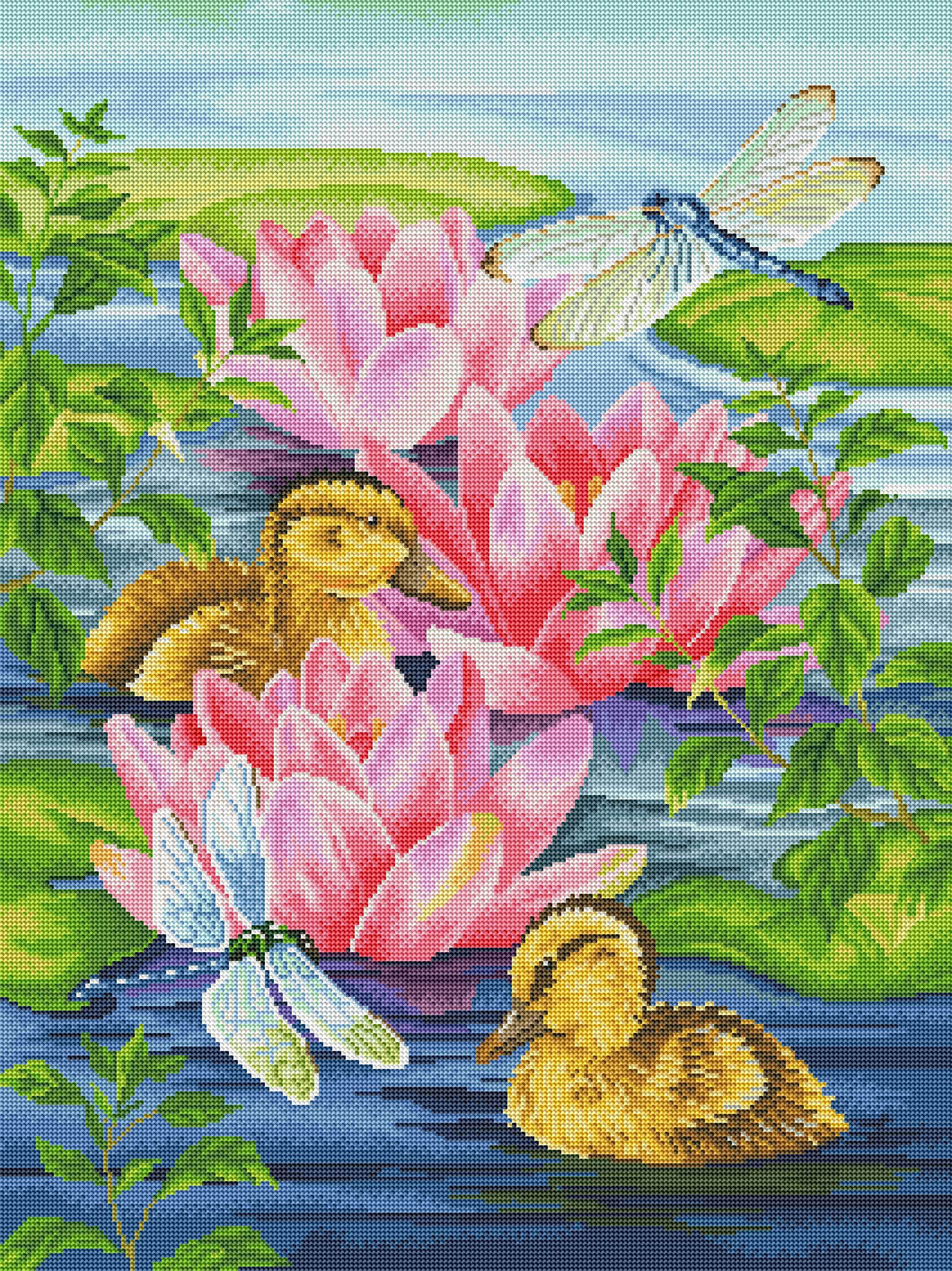 Water Lilies and Ducklings - Image 2