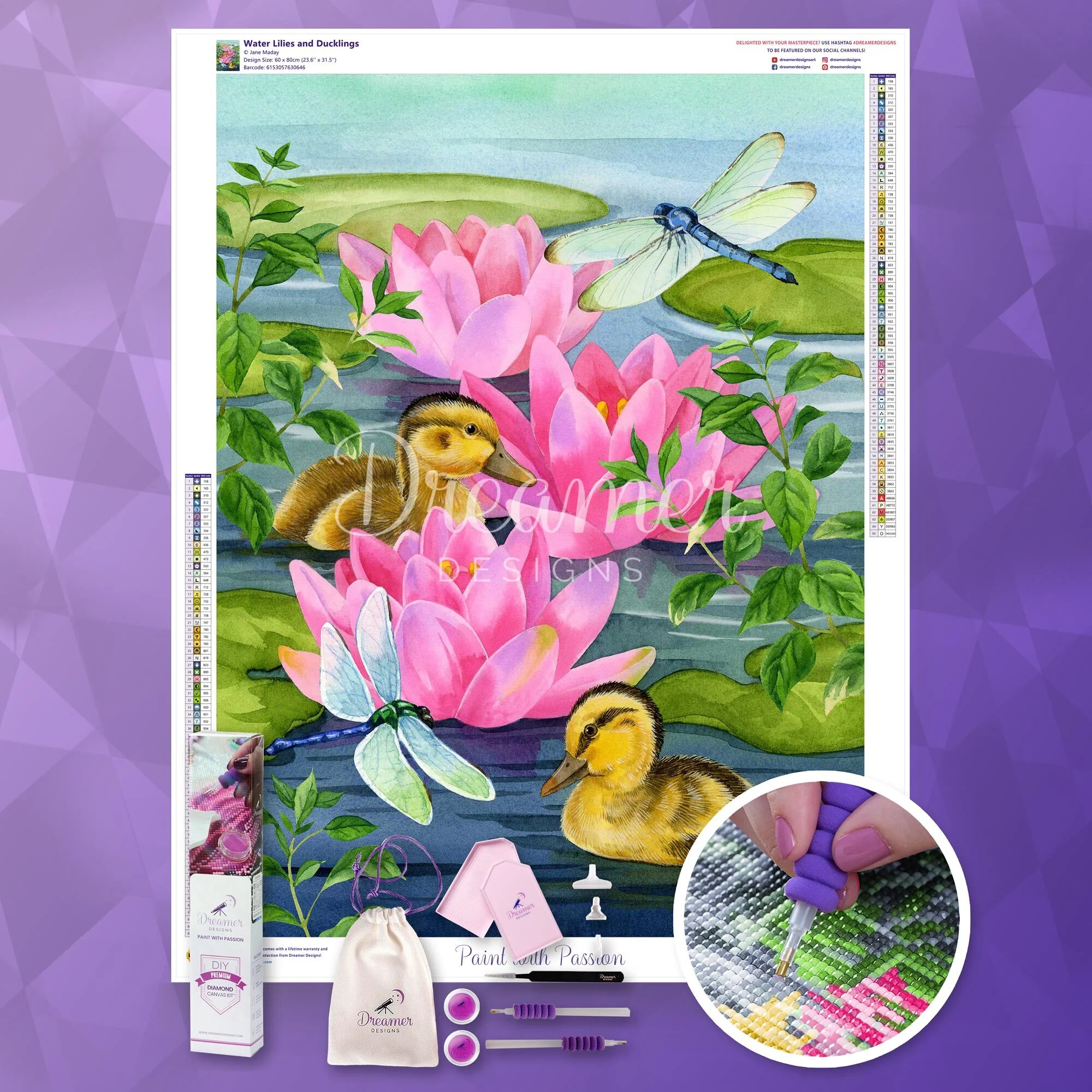 Water Lilies and Ducklings - Image 3