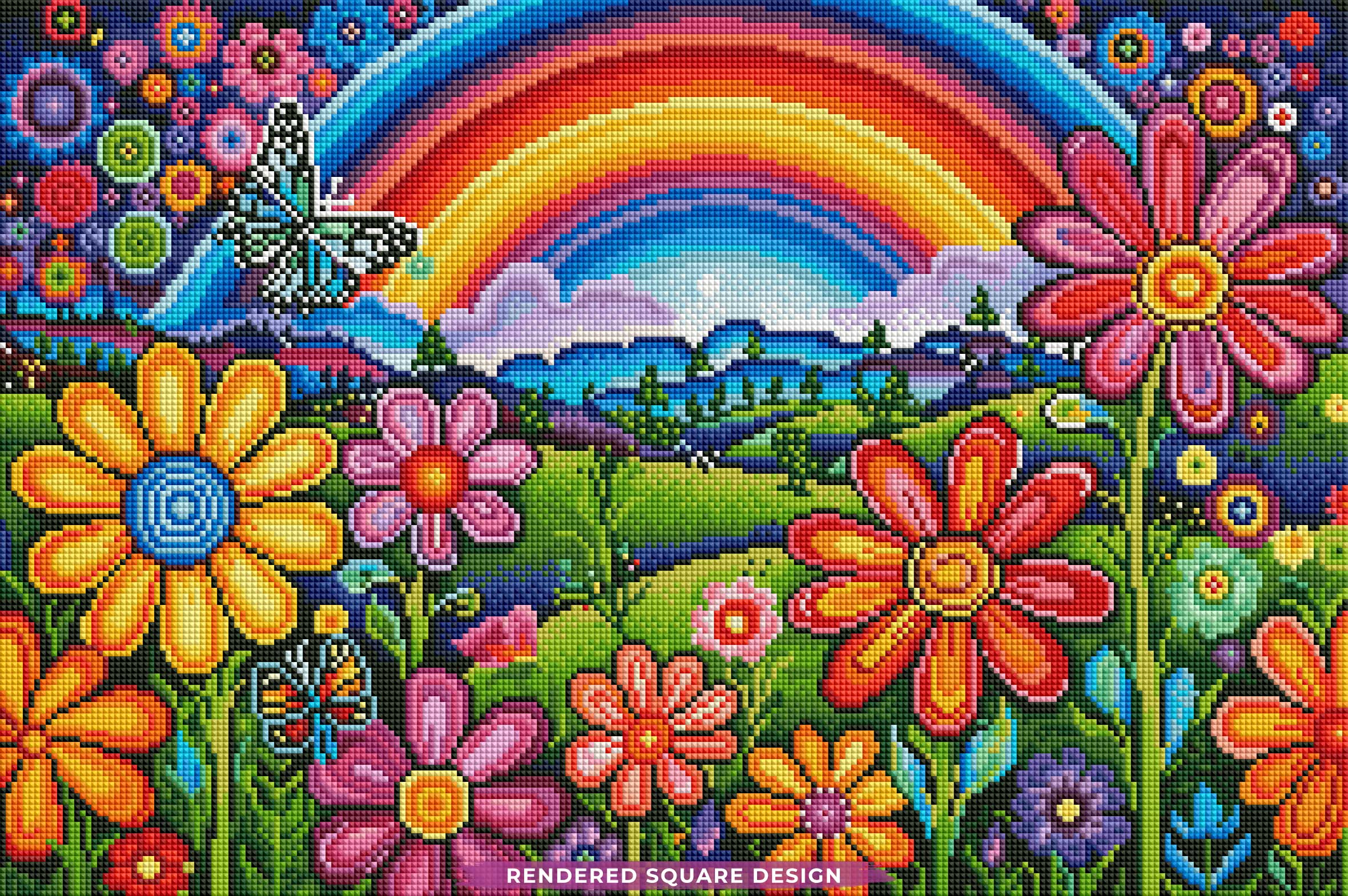 Wild Rainbow Flowers - Image 2