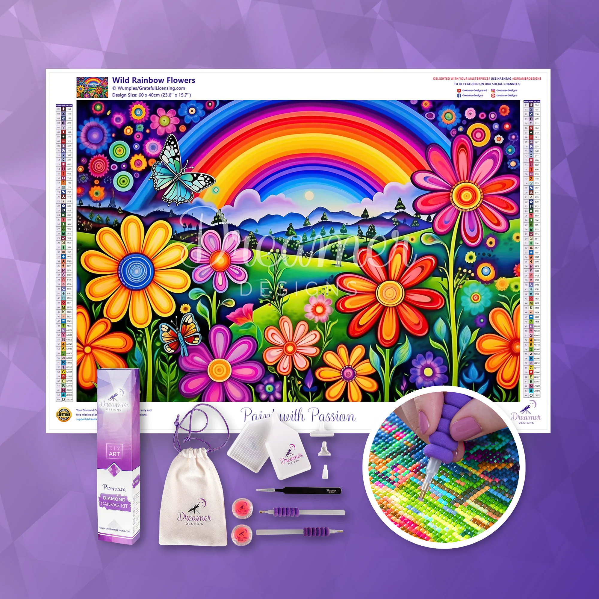 Wild Rainbow Flowers - Image 4