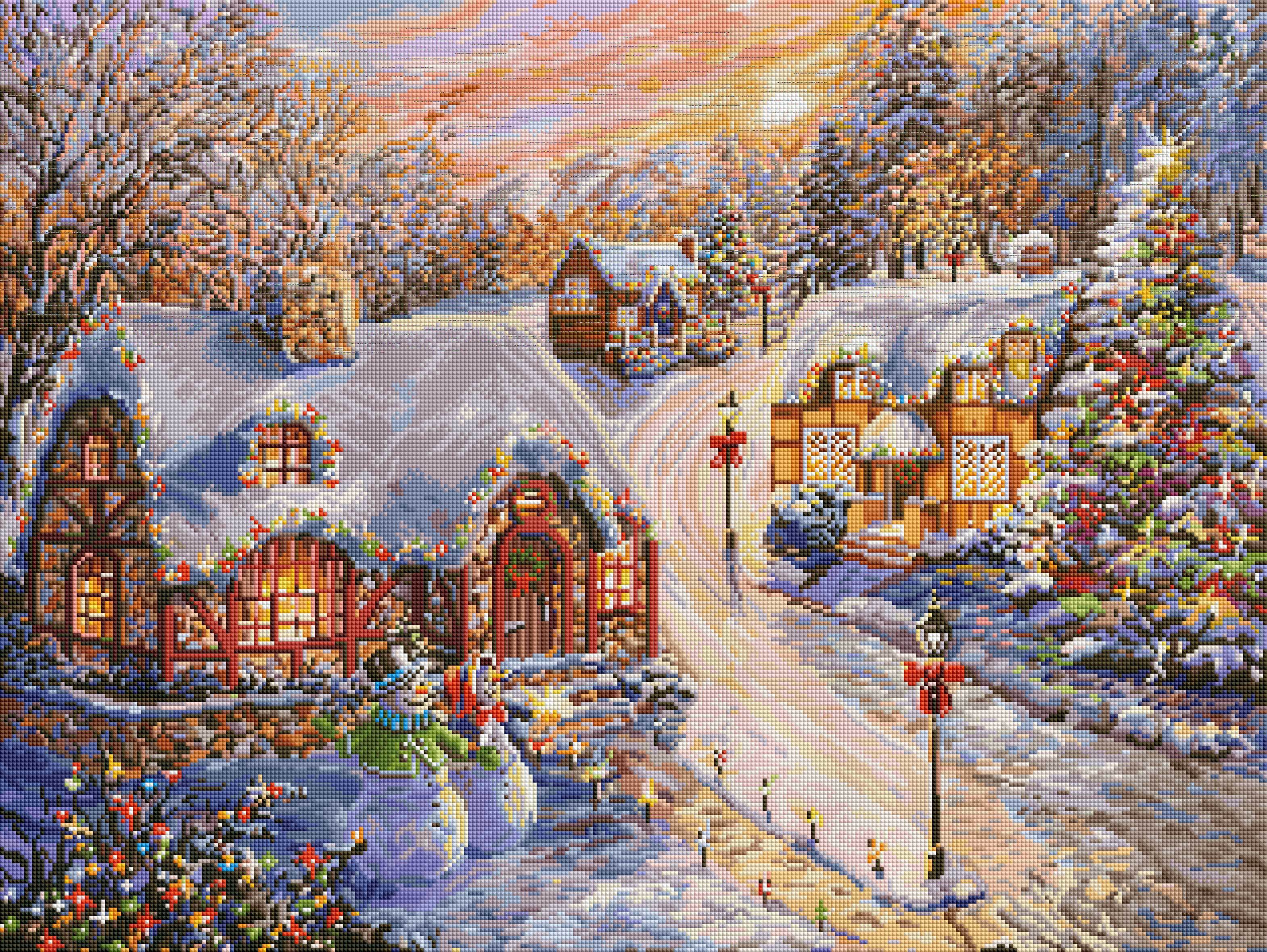 Winter Cottage Glow - Image 2