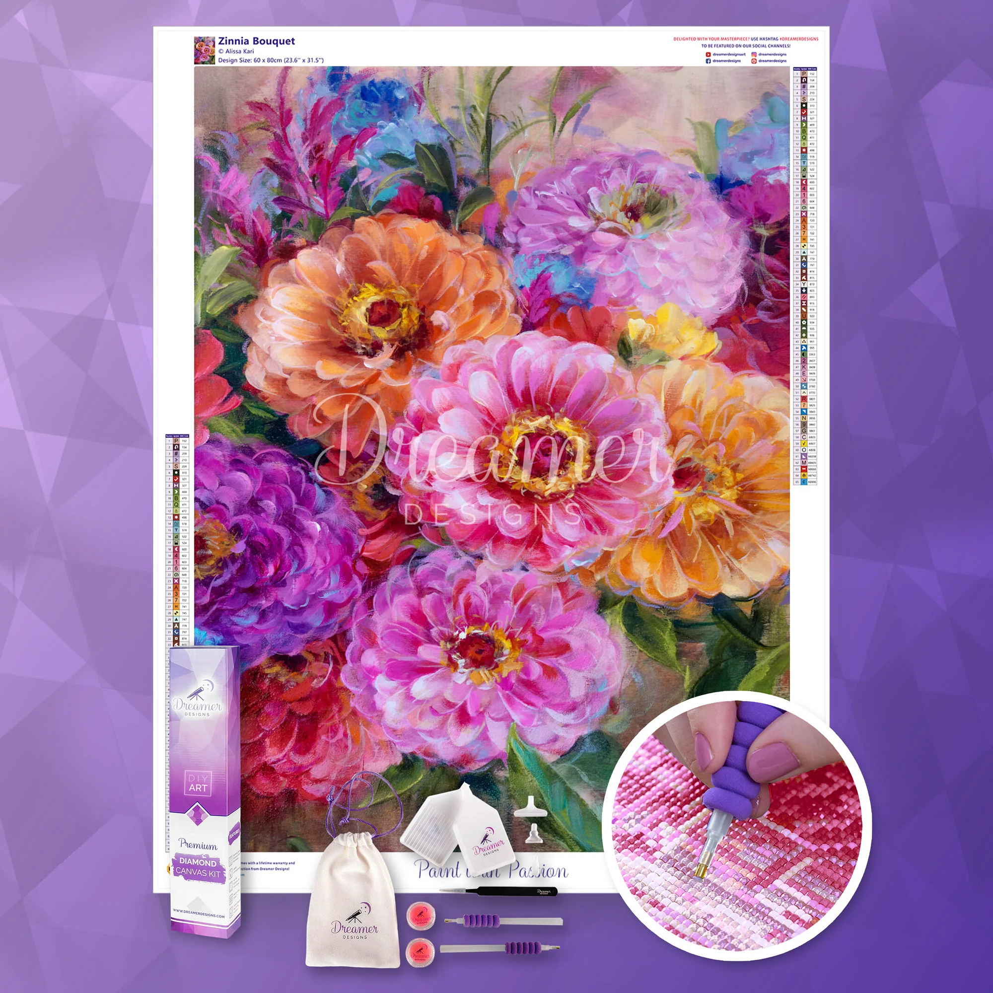Zinnia Bouquet - Image 3